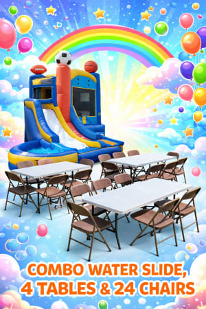Combo Waterslide Party