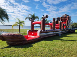 27 FT Pirate Ship Black Beard Dual lane