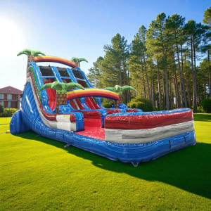 19' Baja Splash Dual Lane Water Slide