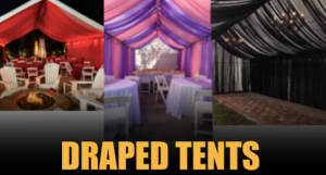 Draped Tents