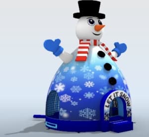 Giant Snow Man Bounce House