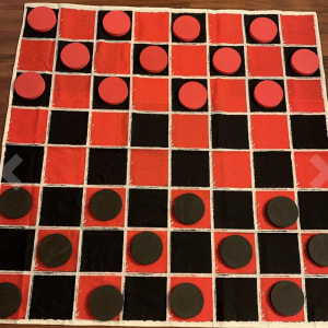 Large Checkers/Tic Tac Toe Mat