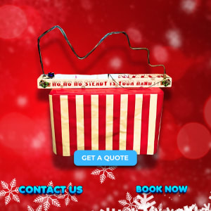 Giant Christmas Buzzer Hire