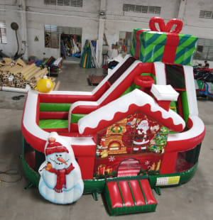 Santa Land Combo Bounce House