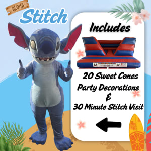 Stitch and Bounce (Blue and Red)