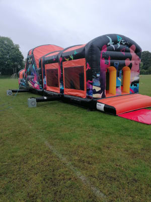 Slam dunk 50ft obstacle course