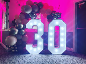 Giant Light Up Numbers