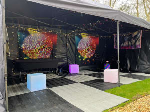 Outdoor party tent discount hire