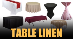 Table Linen rentals