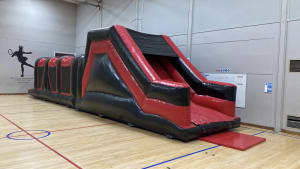 Obstacle Course Hire - Red & Black 50ft