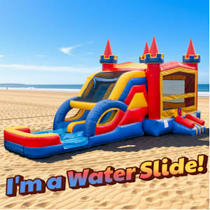 Lucky XL Double Lane Water Slide Combo