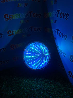 Light Up Circular Infinity Mirror, Sensory Room