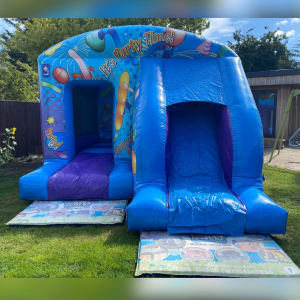 Box and Slide Bouncy Castle