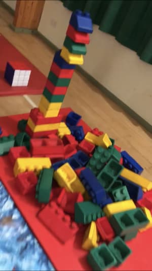 giant rubber lego bricks