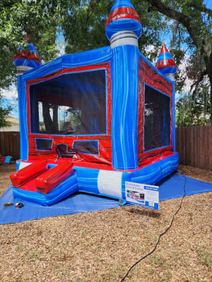 Blue & Red Bounce House
