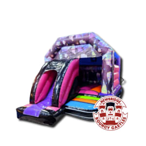 Disco Bouncy castle Slide combi
