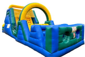 50' Cool Blue Obstacle Course
