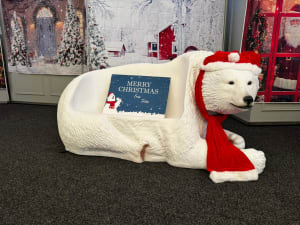 Christmas Bear Seat Prop