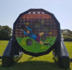 Large Velcro football darts - Bouncy Castles in Ayrshire