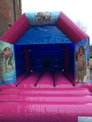 Pink Blue Moana Bouncy Castle Hire In Bexley Welling Sidcup Dartford