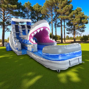 21' JAWS Double Lane Water Slide
