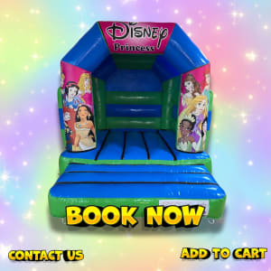 Disney Princess 11ft x 15ft bouncy castle Hire