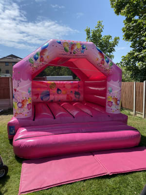Pink Bouncy Castle (12x15ft) hire