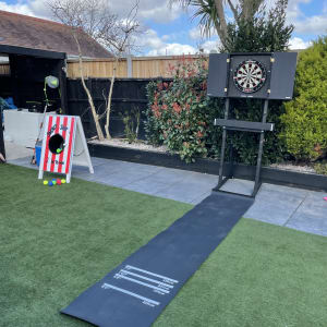 Outdoor dartboard clearance