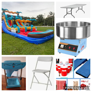 15' to 17' Waterslide Dual Lane Package