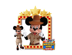 Safari Mickey Mouse Character Visit