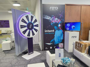 Neon Surround Spin the wheel Hire - 110cm Wheel Face