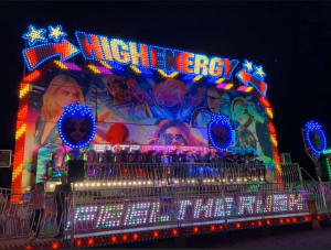 Funfair Artwork - Miami airbrush style Airbrush artwork for Miami Trip
