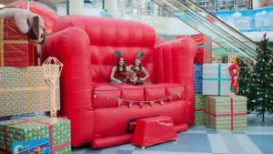 Giant Red Sofa