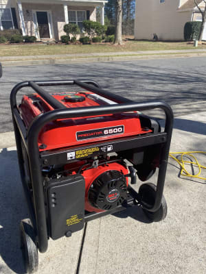 6500 Generator w/gas (outdoor)