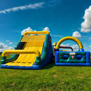 60 ft Cool Blue U-Turn Obstacle Course