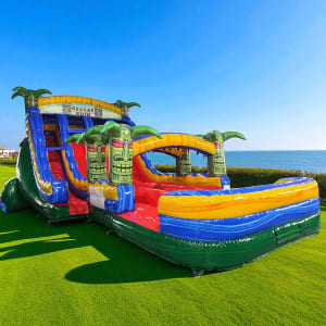 20' Reggae Rush TRIPLE LANE Water Slide