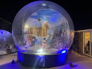 Christmas Giant Inflatable Snow Globe Hire