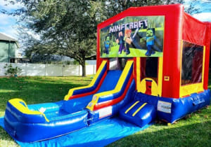 Minecraft Theme Combo (Wet with Pool)