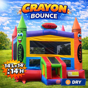 Crayon Bounce House
