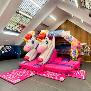 Unicorn 3D Bounce N Slide Hire in Leeds