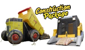 19' Dump Truck Slide & Skid Loader Moonwalk
