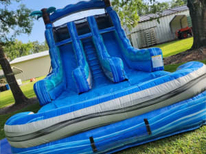 16 Ft Blue Dual Lane Cayman Crush