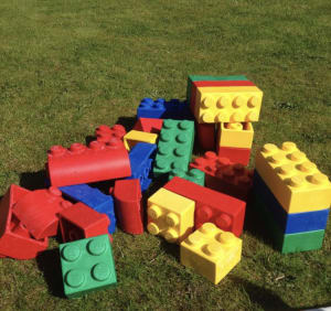 Jumbo lego cheap blocks for sale