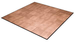 Dark Maple 21'x21' Dance Floor
