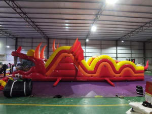 53ft Blue Dragon Obstacle Course - Hire in Co Westmeath