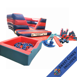 Red and Blue Bounce and Play