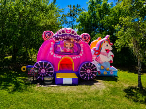 Princess Bounce House With Slide "Unicorn Princess"