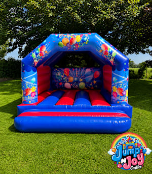 Red and Blue Party Bouncy Castle