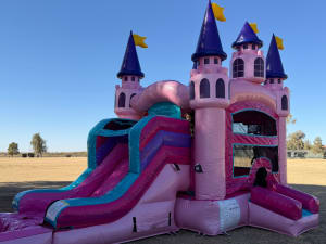 Grand Royal Princess Bounce House with Slide
