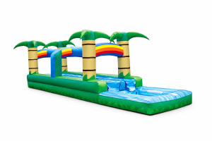Dual Lane Tropical Slip N Slide
